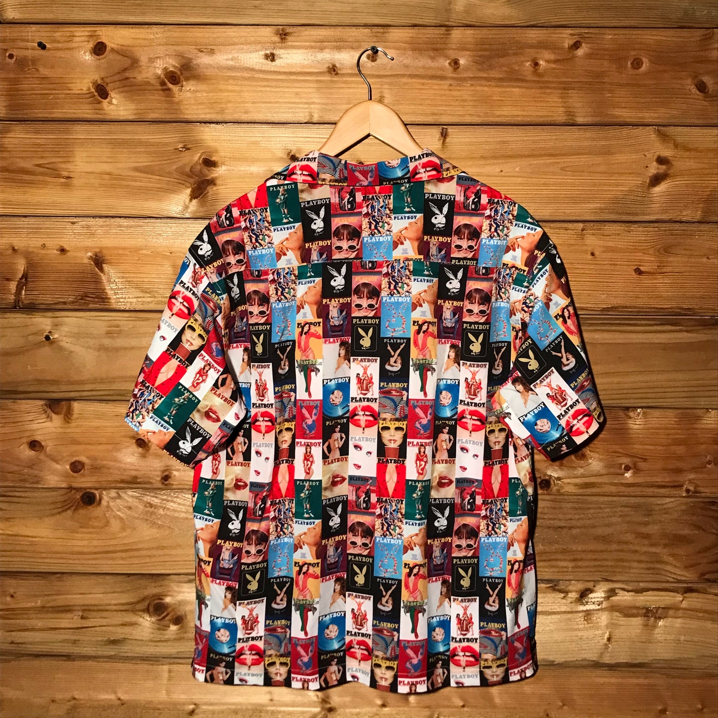 Playboy x Freaks Store Covers Print rayon shirt