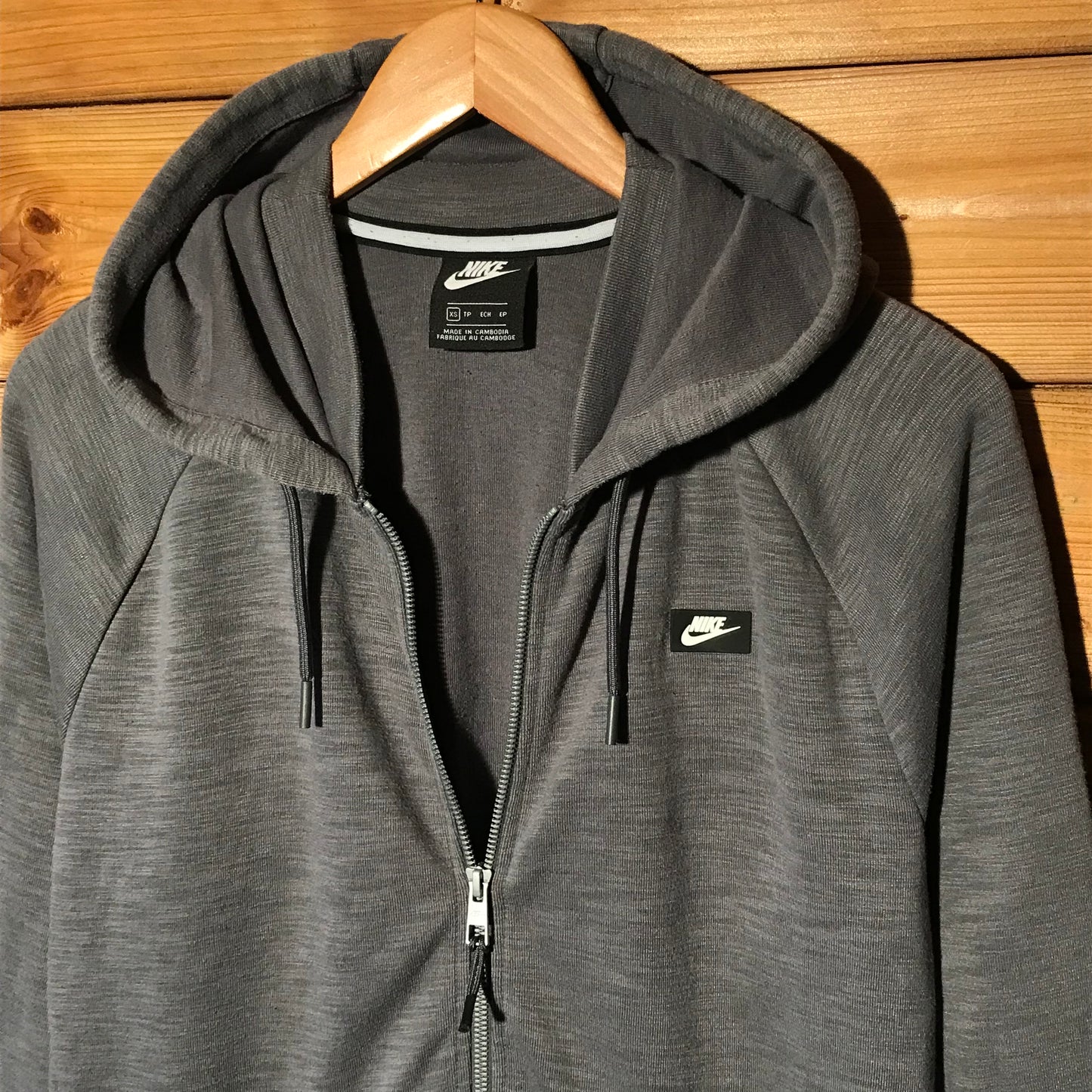 Nike Box Swoosh Essentials zip up hoodie