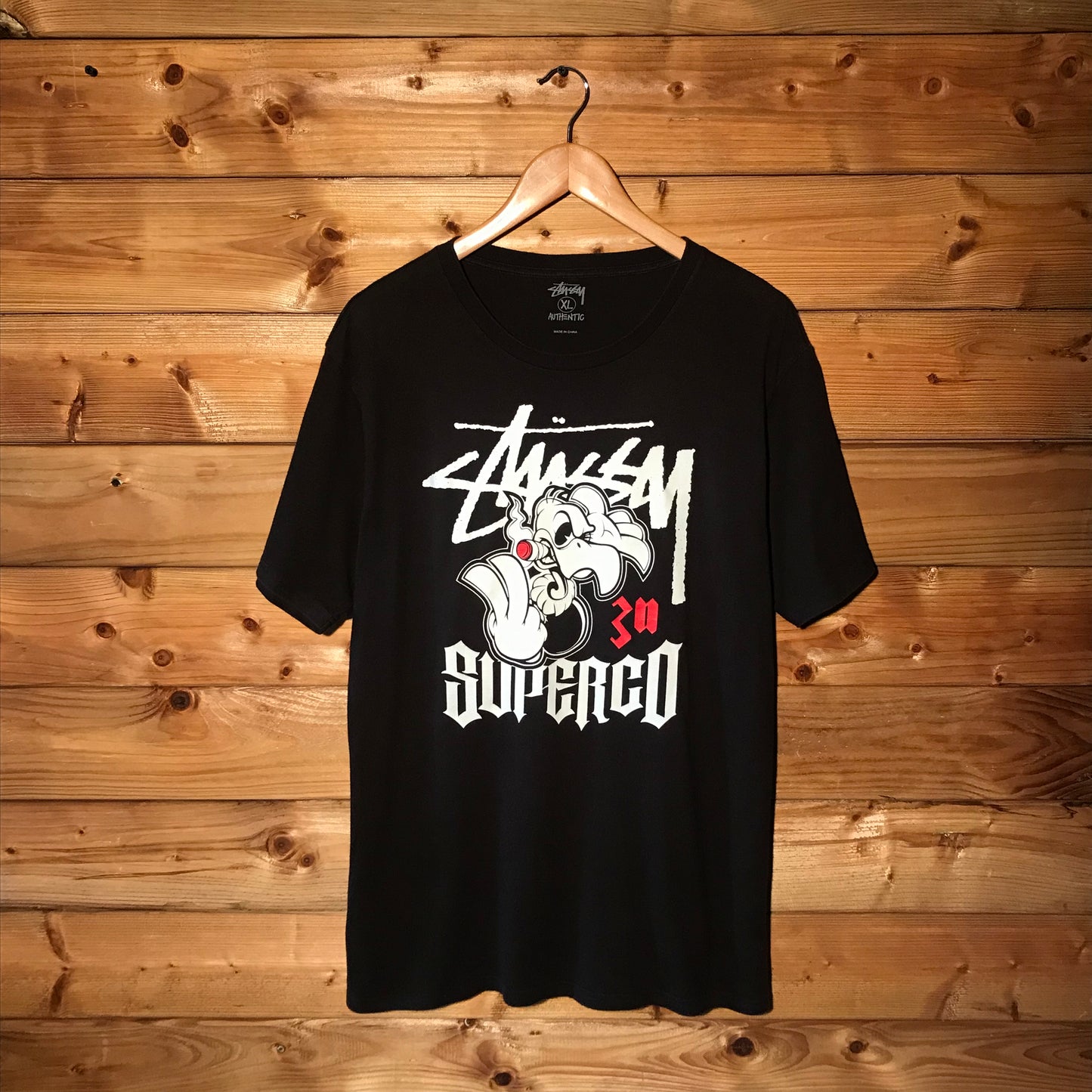 2010 Stüssy x Super Co. Spellout t shirt