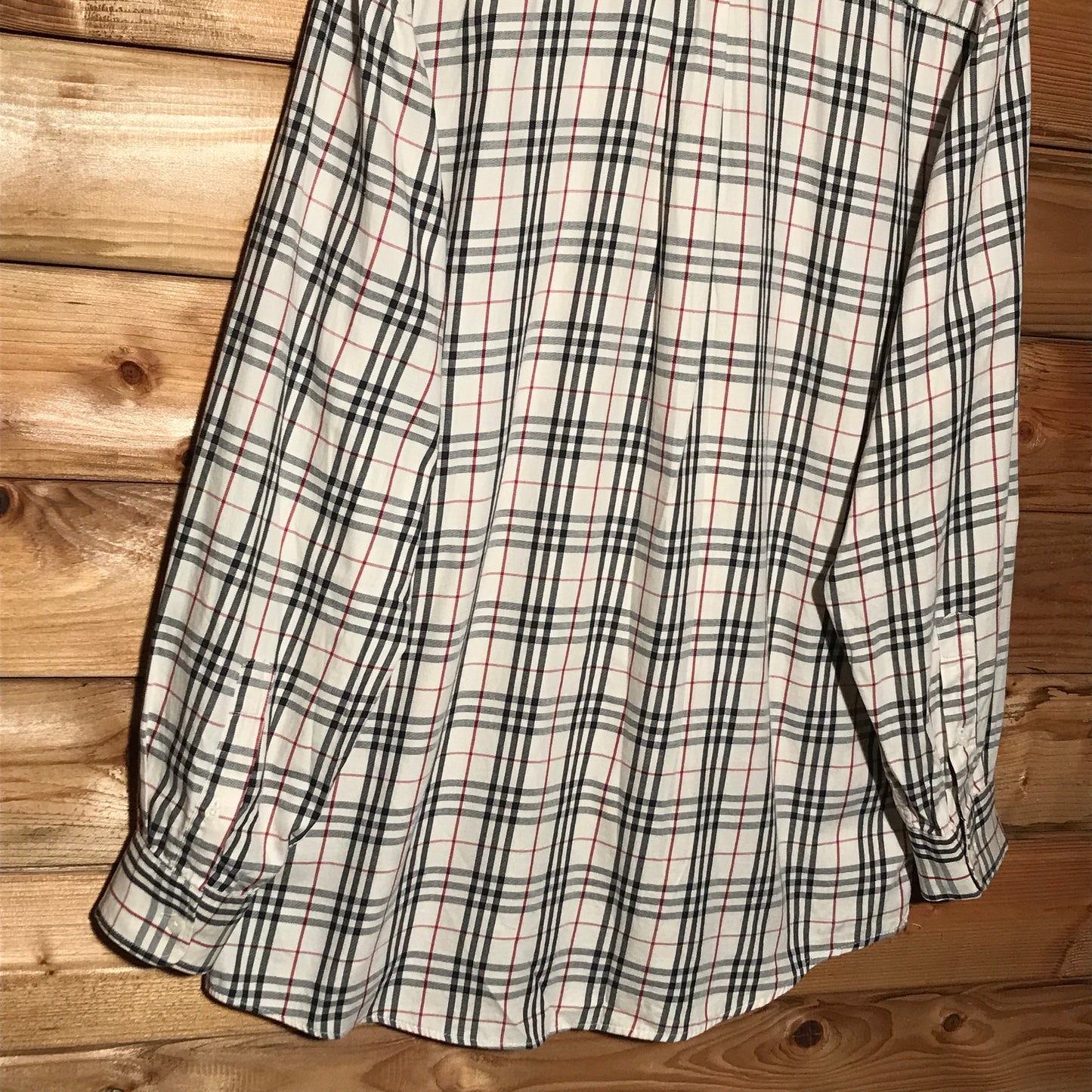 Burberry Nova Check Pattern long sleeve button up shirt