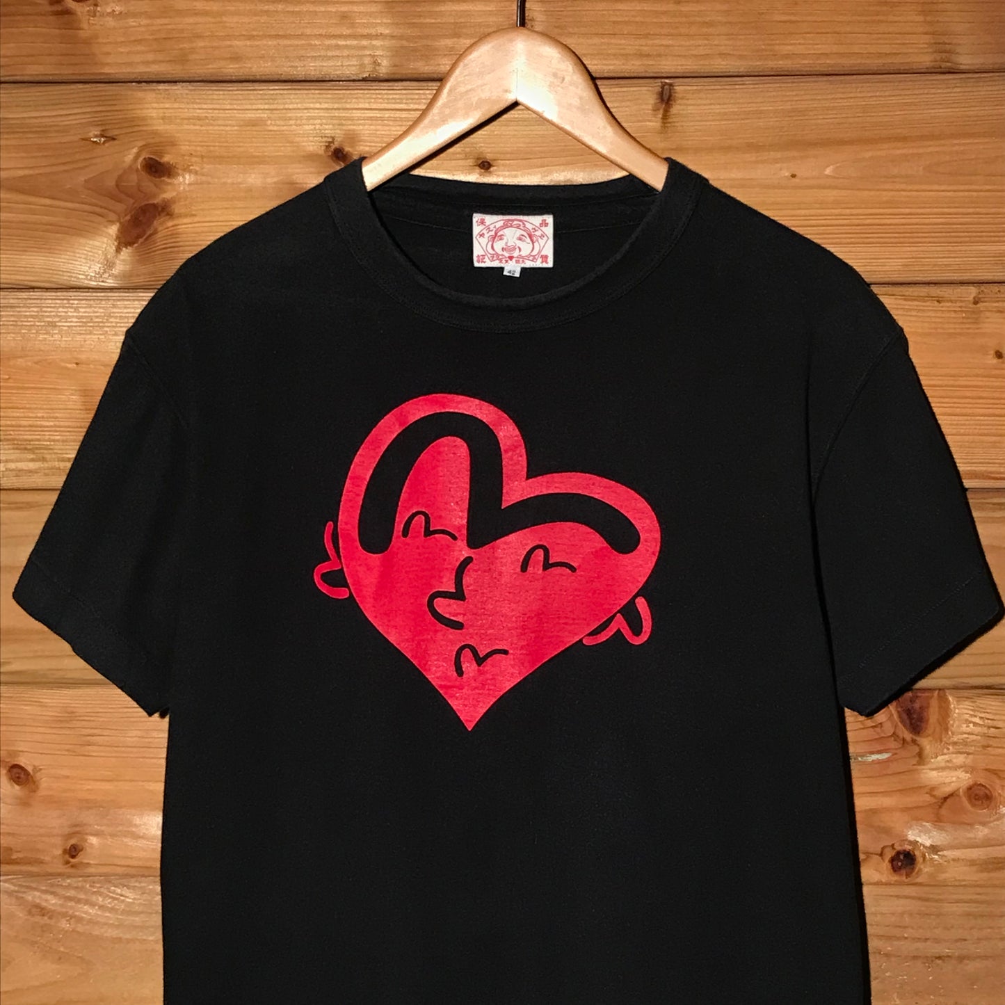 Evisu Love Heart Multi Gull t shirt