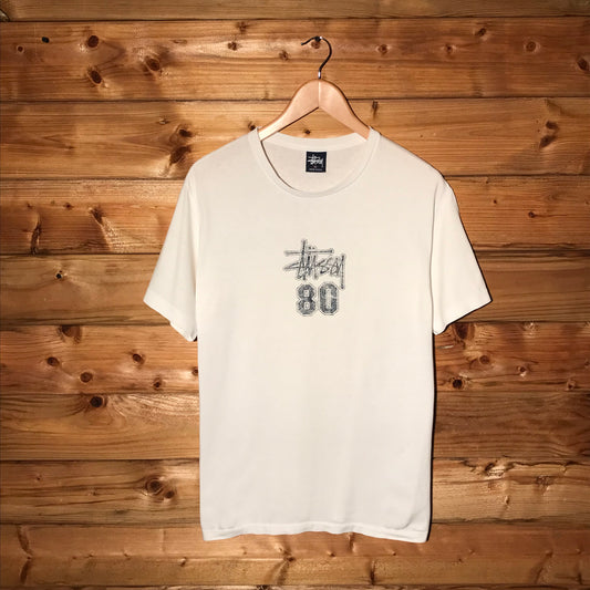 90s Stüssy 80 Centre Script Spellout t shirt