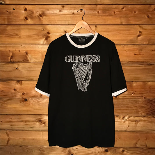 Guinness Celtic Design Harp ringer t shirt