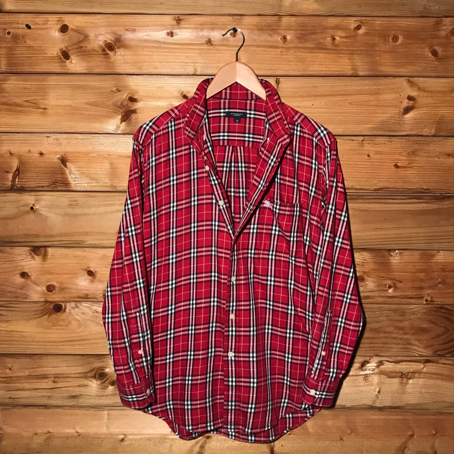 Burberry Nova Check Pattern long sleeve button up shirt