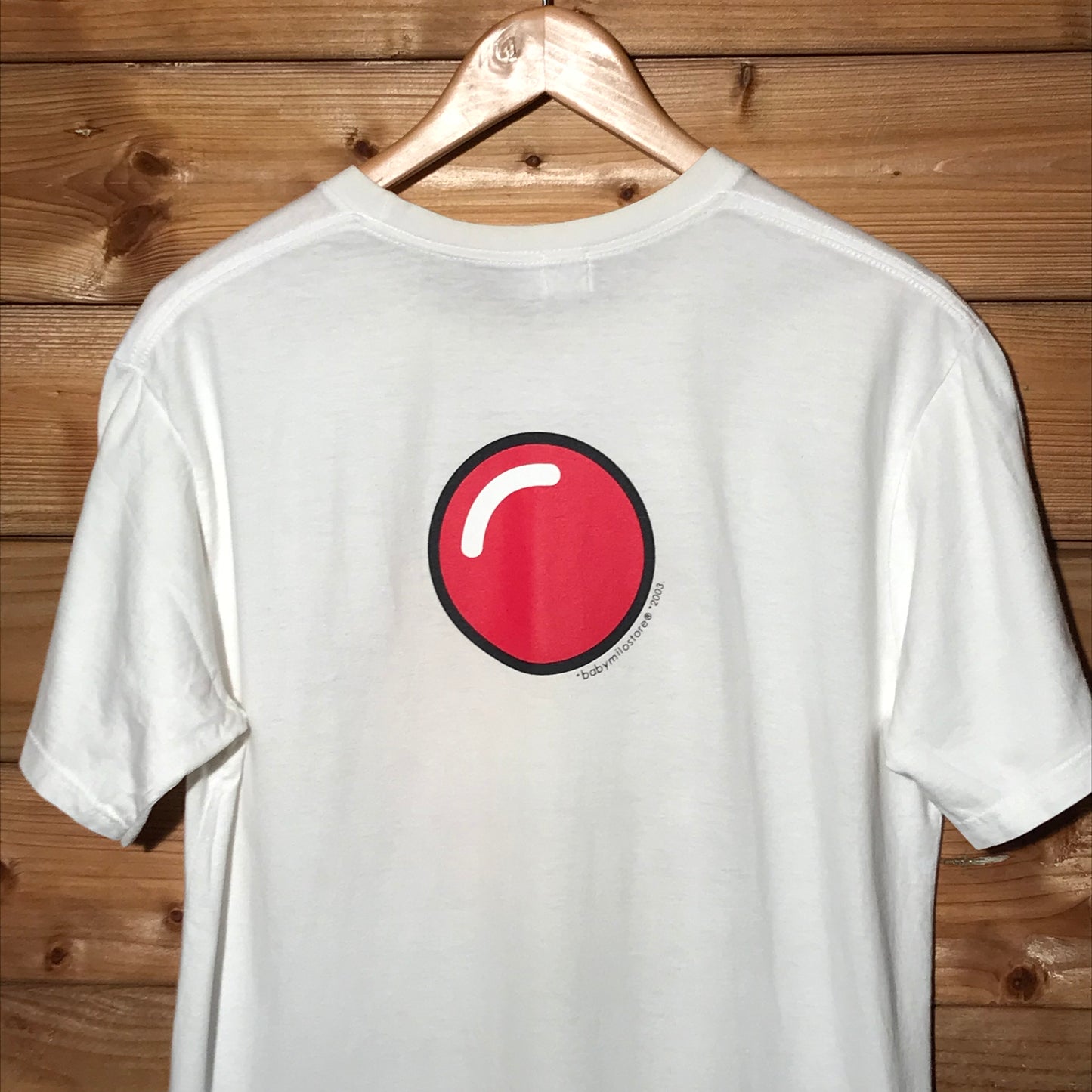 2003 Baby Milo, A Bathing Ape Red Ball t shirt