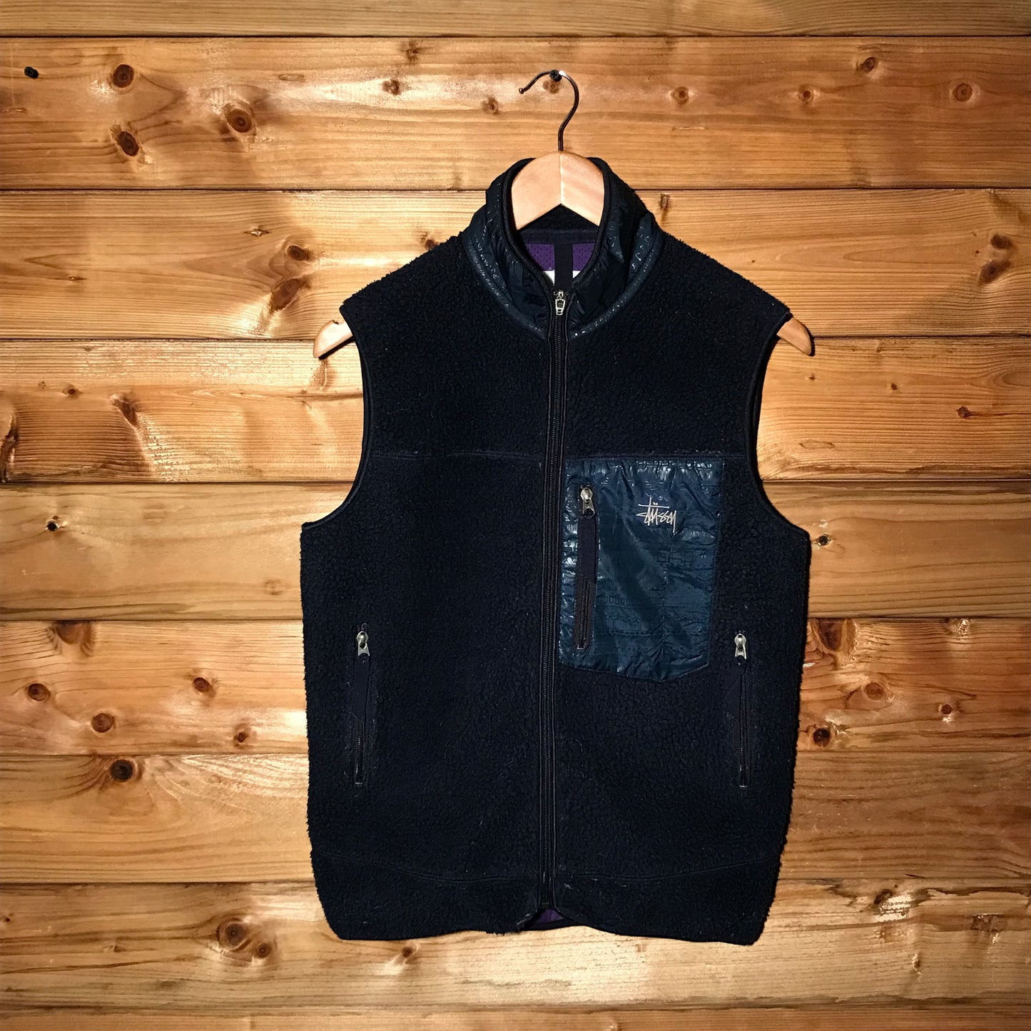 2016 Stüssy Shonan Store 12th Anniversary fleece gilet jacket