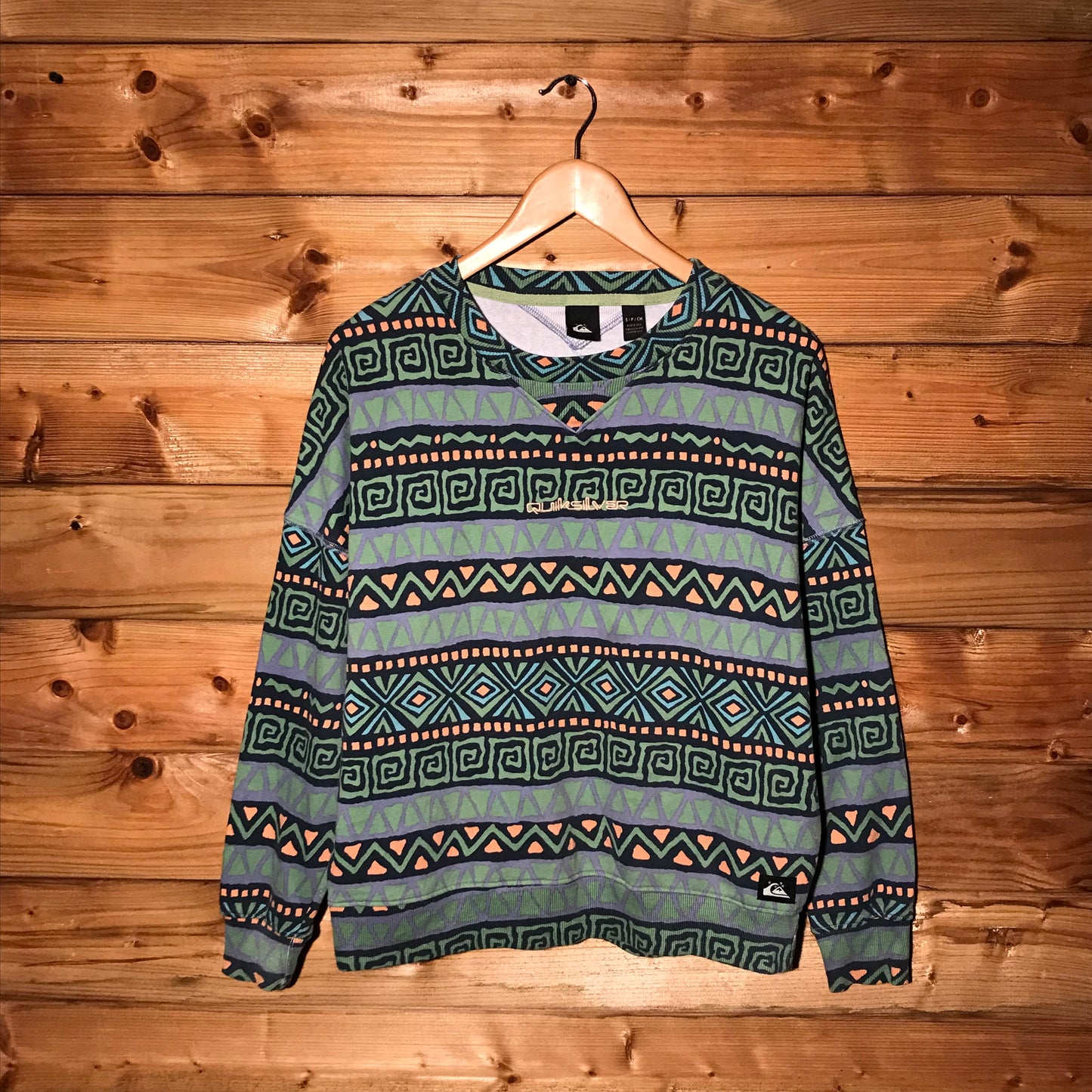 Quiksilver Centre Spellout Abstract sweatshirt