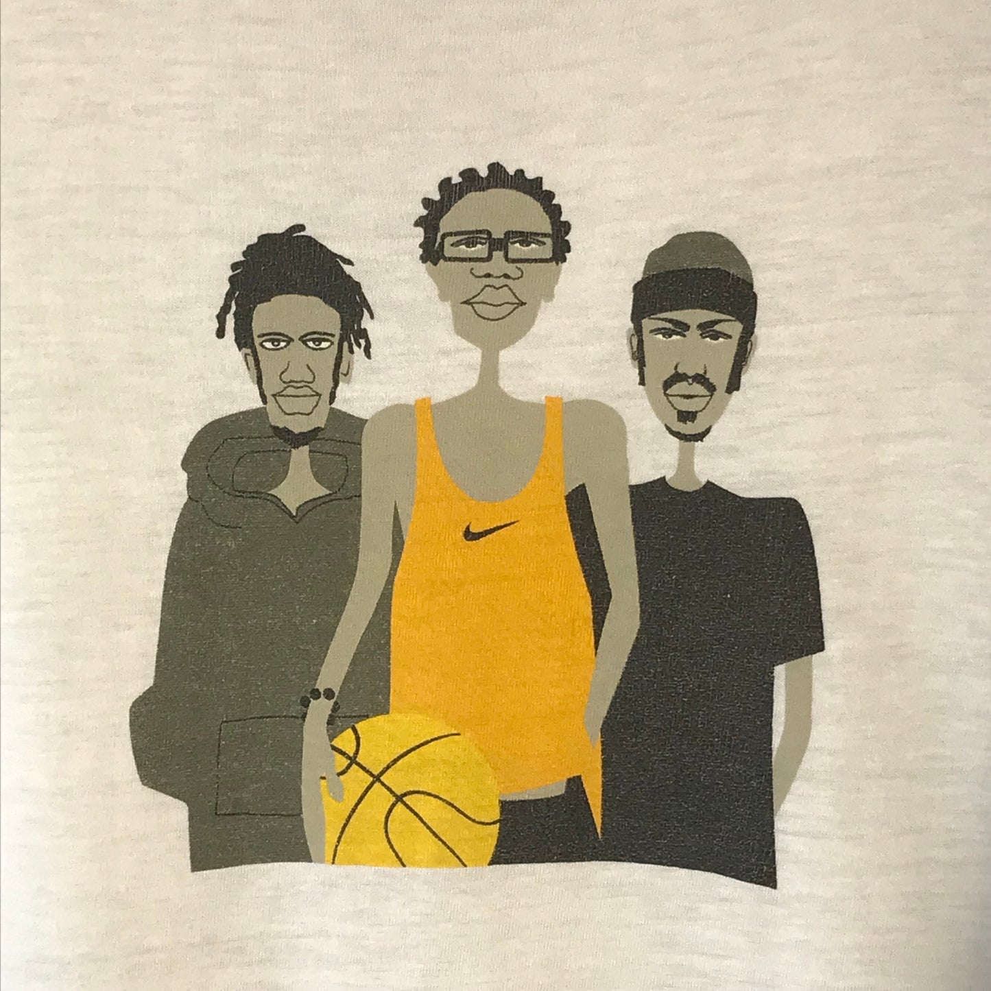 90s Nike Basketball Players Centre Swoosh t shirt