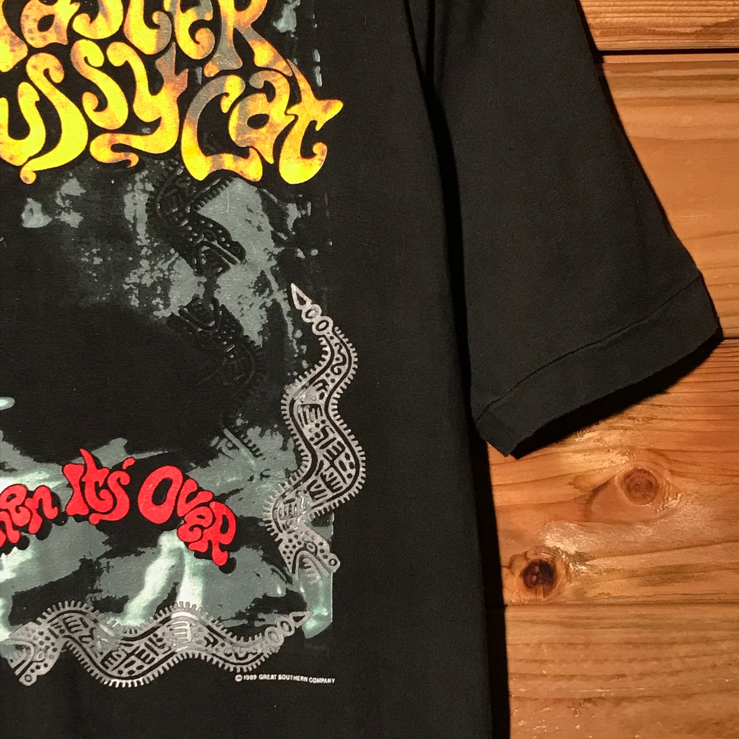 1989 Faster Pussycat Wake Me When It's Over USA Tour t shirt