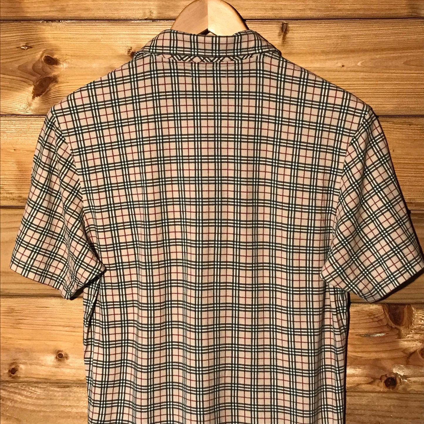 Burberry Nova Check Pattern short sleeve polo t shirt