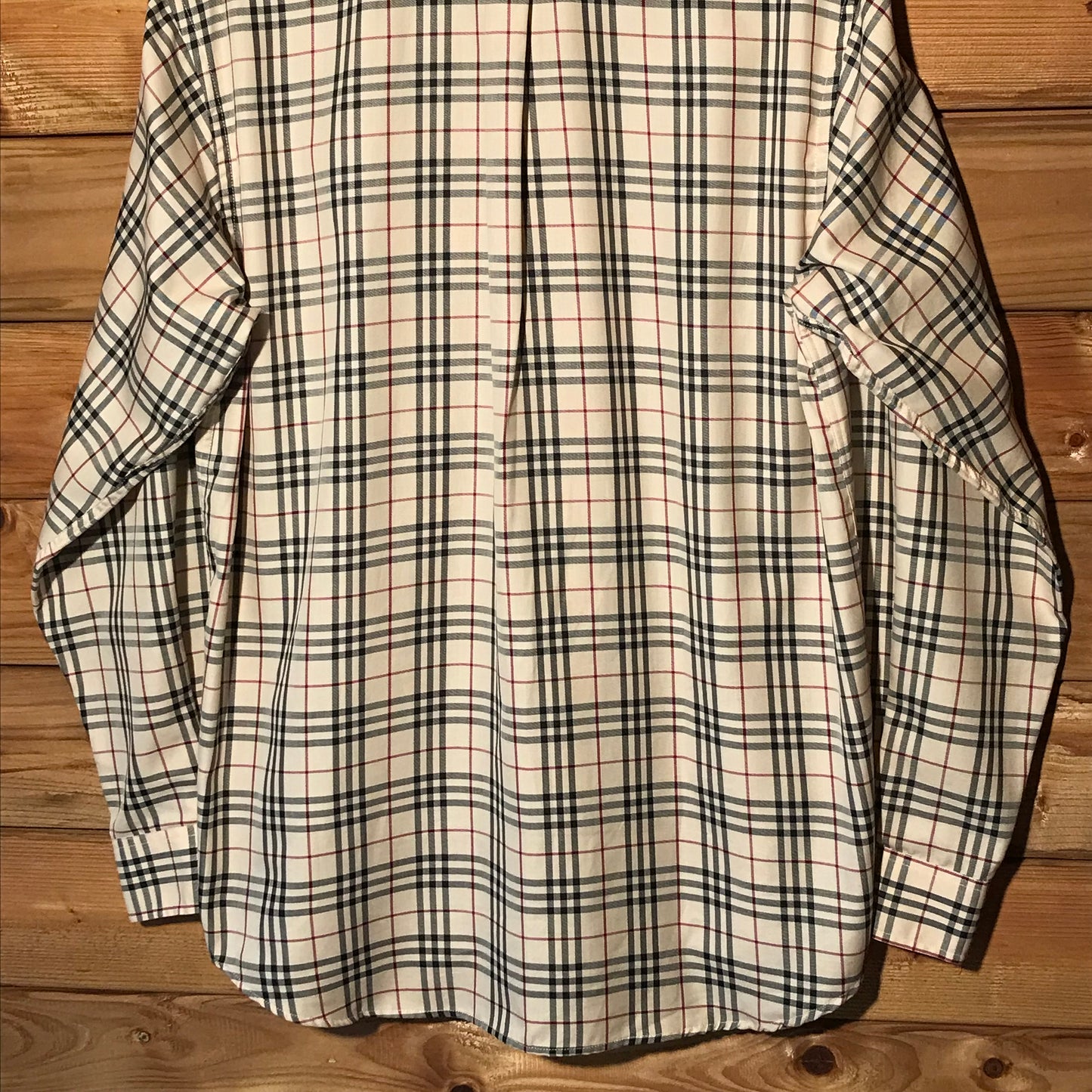 Burberry Nova Check Pattern long sleeve button up shirt