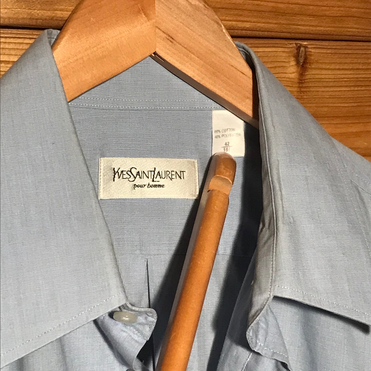 Yves Saint Laurent Tonal button up shirt