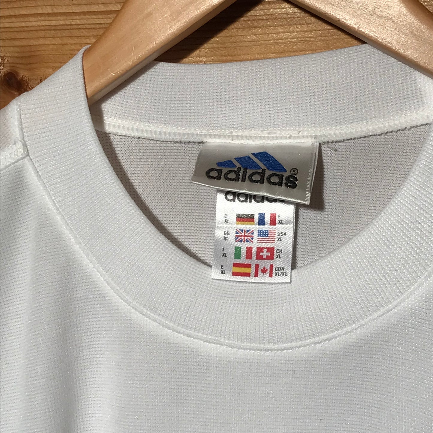 90s Adidas Running Spellout Climalite t shirt