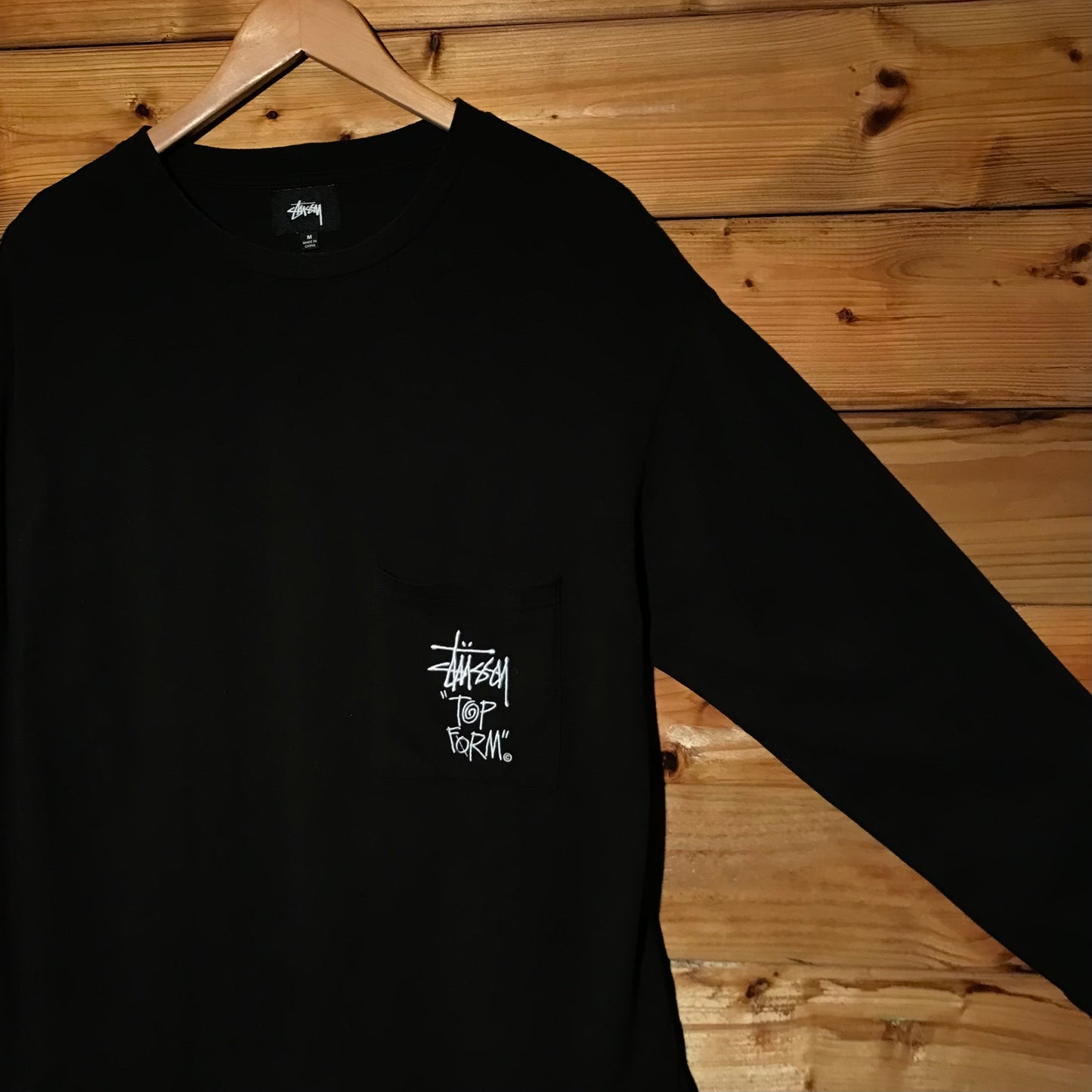 Stüssy Top Form long sleeve pocket t shirt