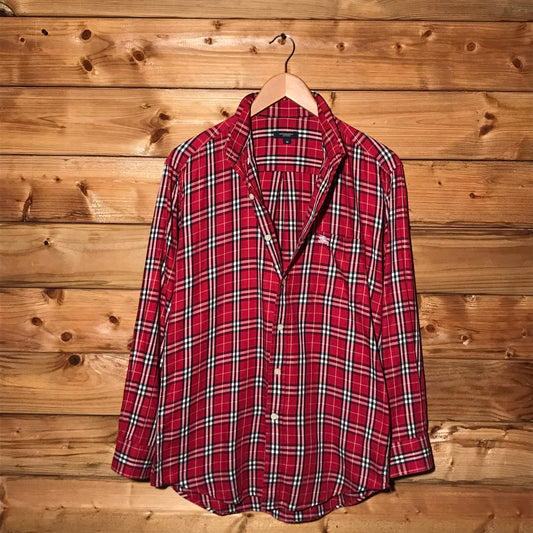 Burberry Nova Check Pattern long sleeve button up shirt