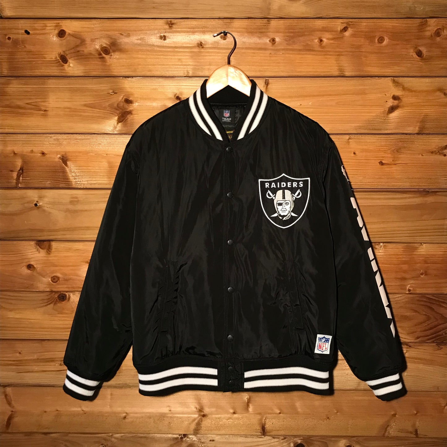 Avirex x NFL Las Vegas Raiders bomber jacket