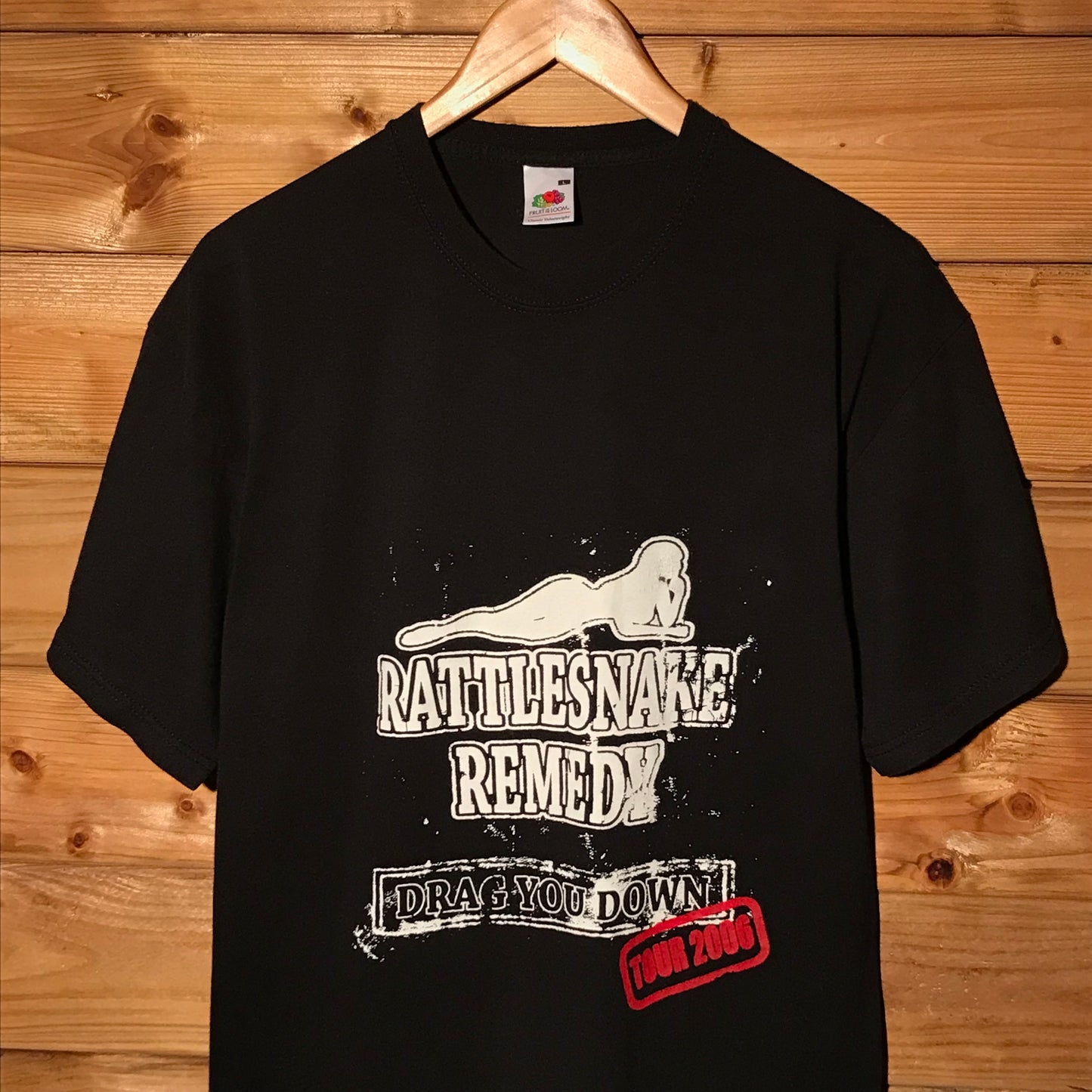 2006 Rattlesnake Remedy Drag You Down UK Tour t shirt