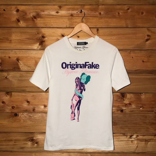Hysteric Glamour x Original Fake Kaws Bendy Woman t shirt