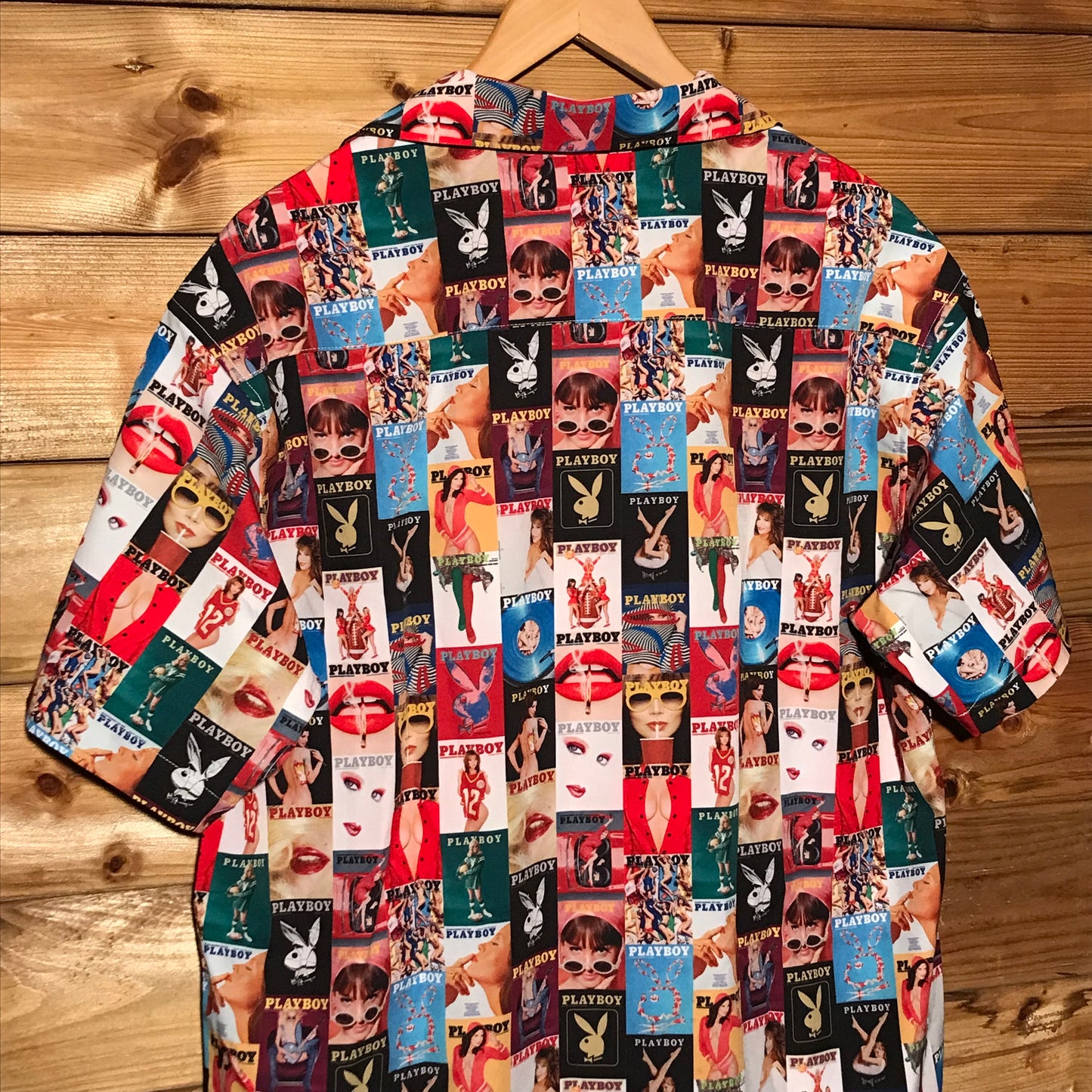 Playboy x Freaks Store Covers Print rayon shirt