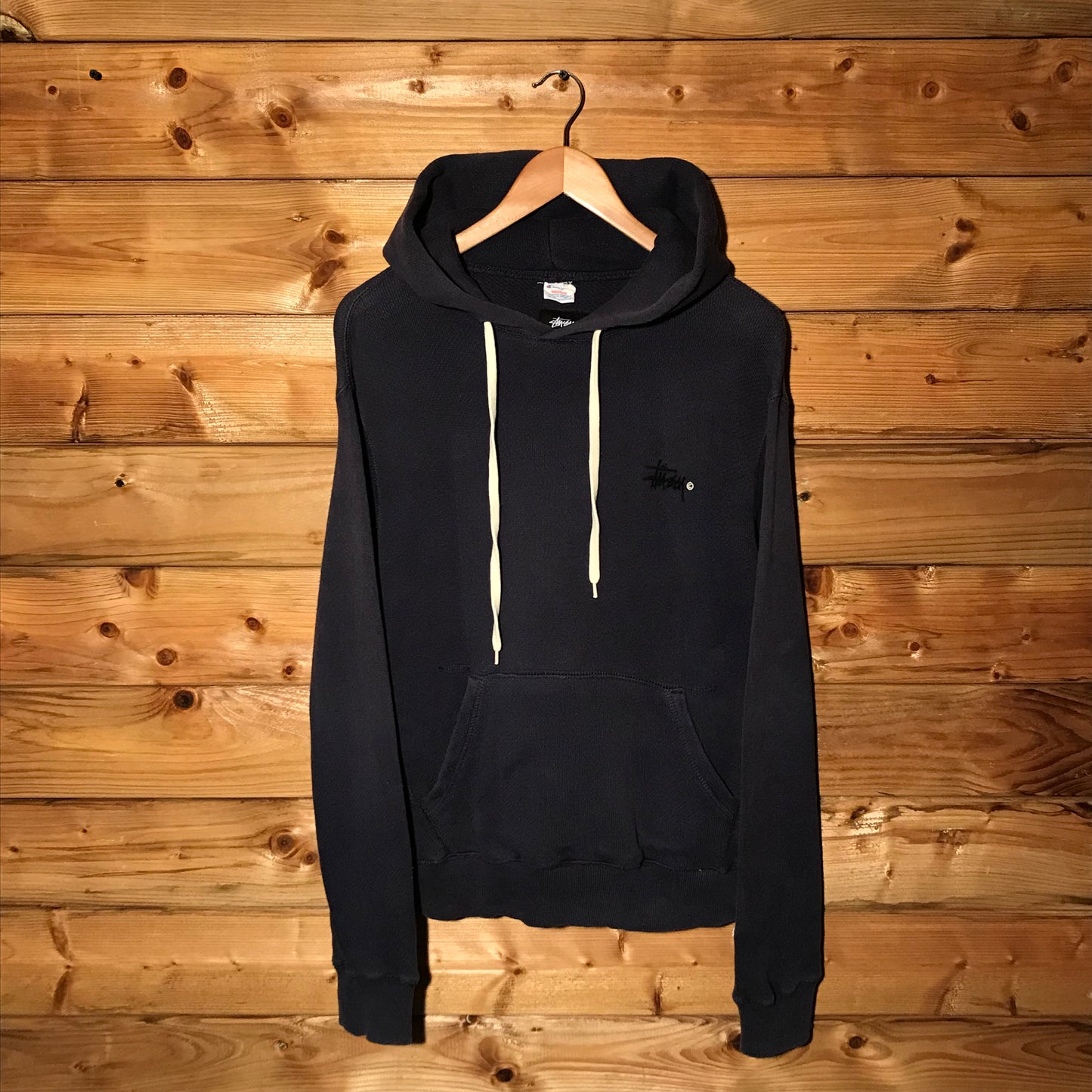 2015 Stüssy x Champion Classic Double Script Spellout hoodie