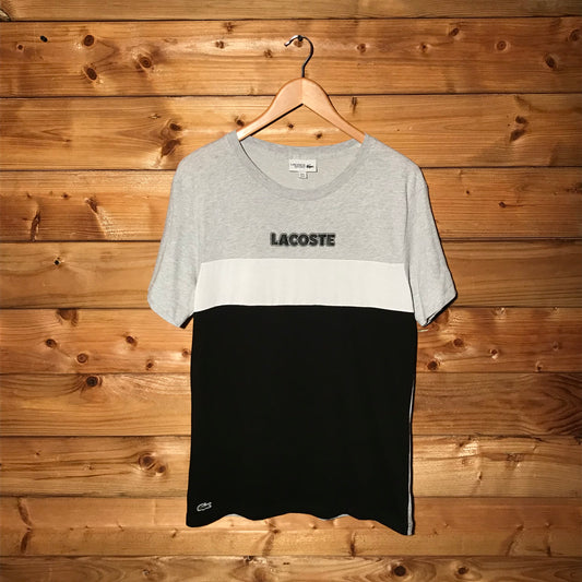 Lacoste Sport Spellout Split t shirt