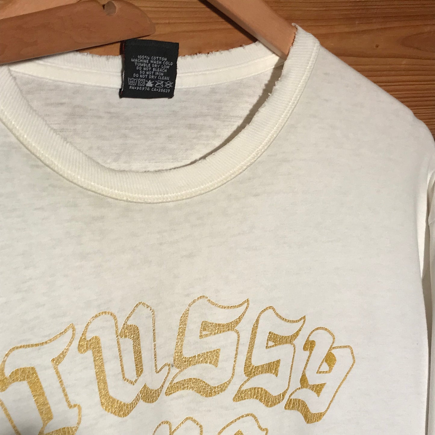 Stüssy NYC Tribe Centre Spellout long sleeve t shirt