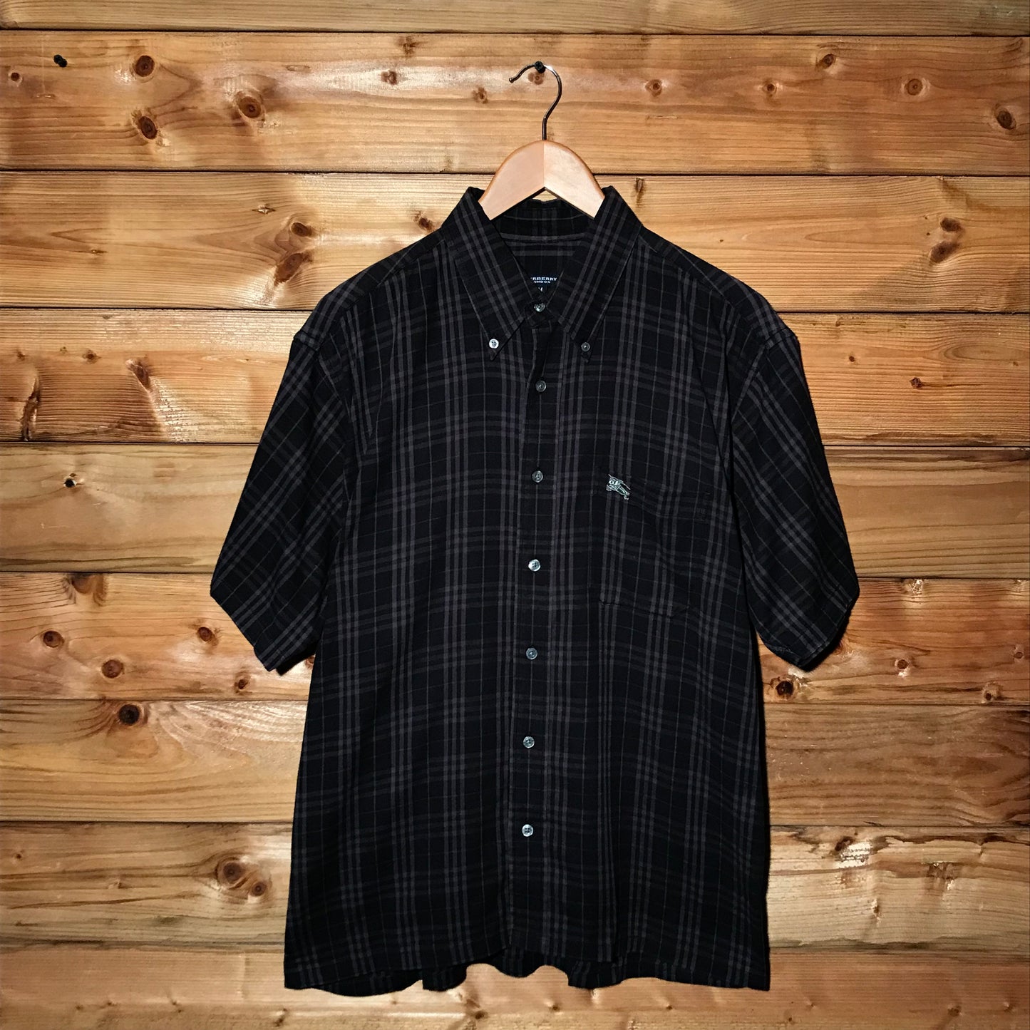 Burberry Nova Check Pattern short sleeve button up shirt