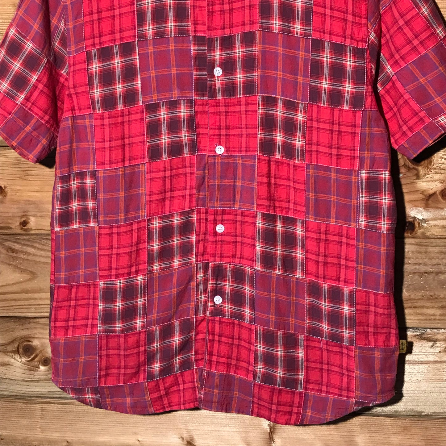 Stüssy Plaid Tartan Squared short sleeve button up shirt