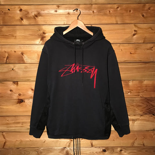 Stüssy Mesh Hybrid Thin Script hoodie