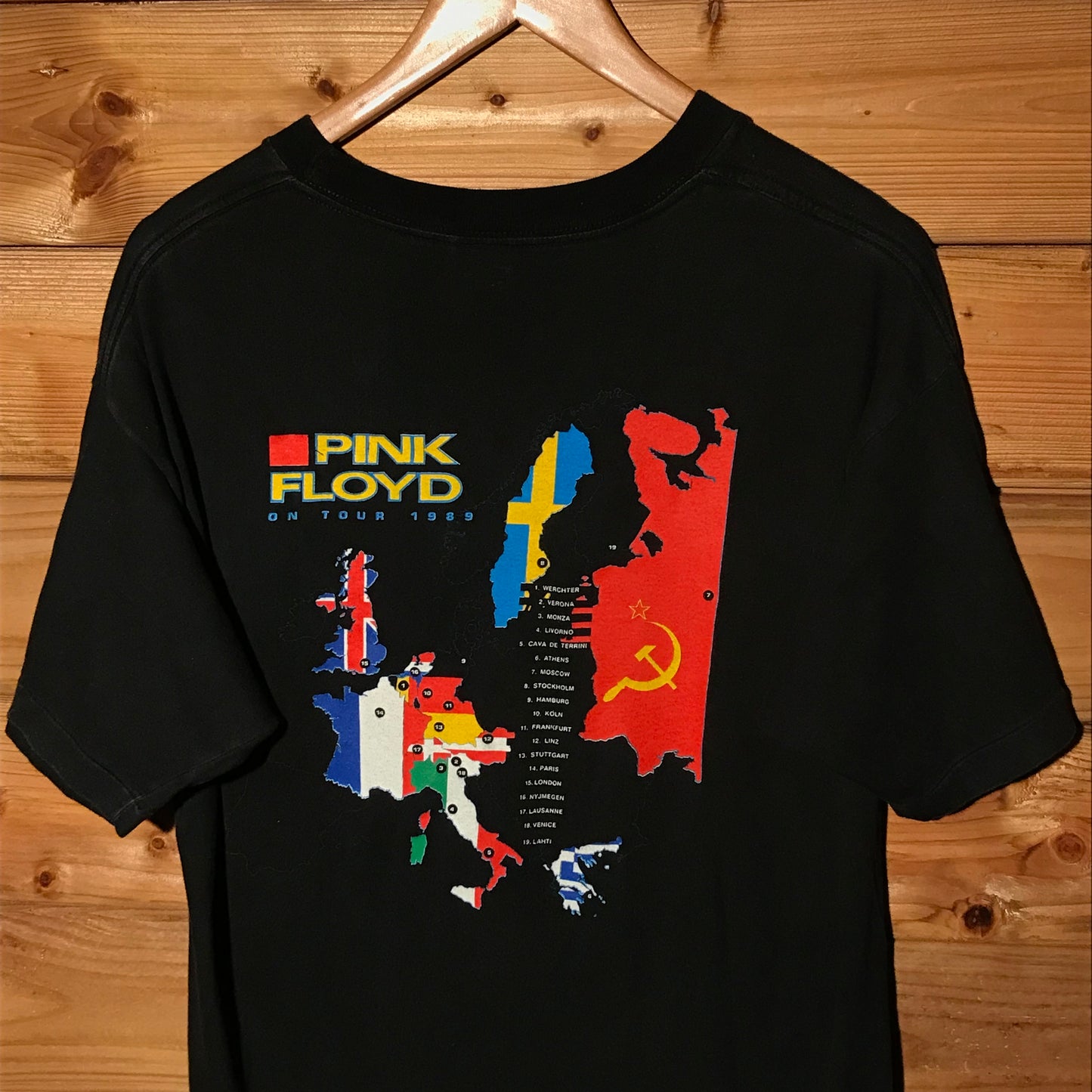 1989 Pink Floyd Another Lapse Europe Tour t shirt