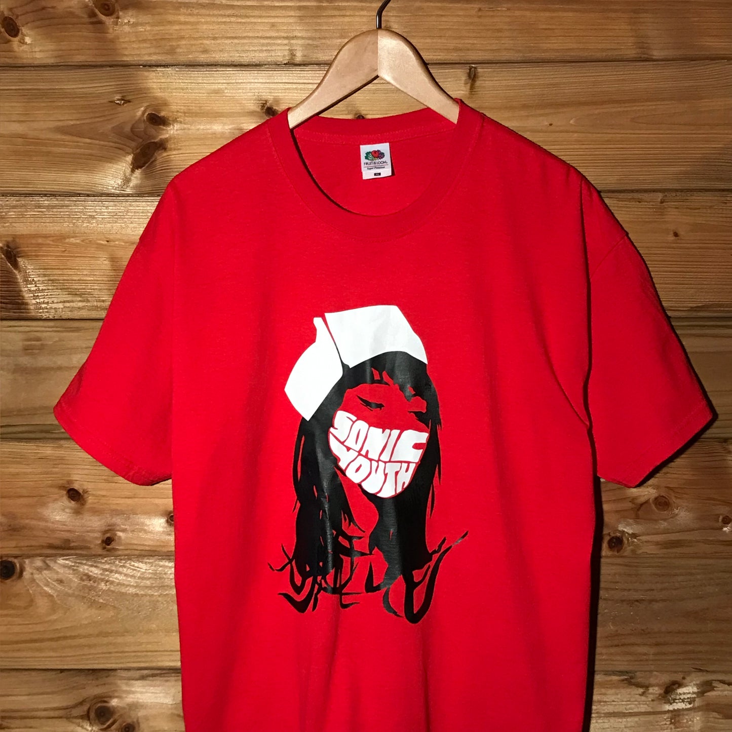 Sonic Youth Nurse Mask Spellout t shirt