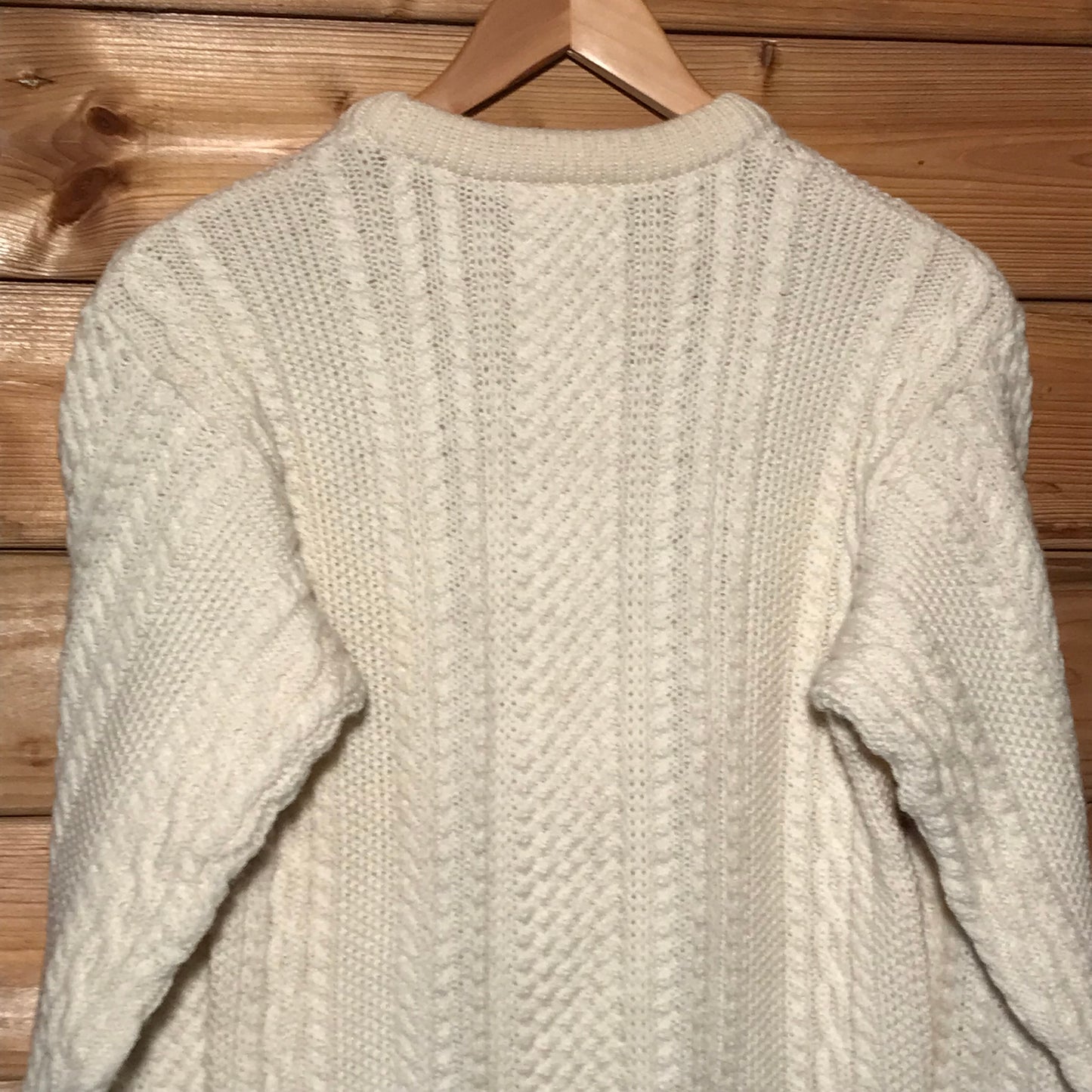 90s Lacoste Essentials cable knit sweatshirt