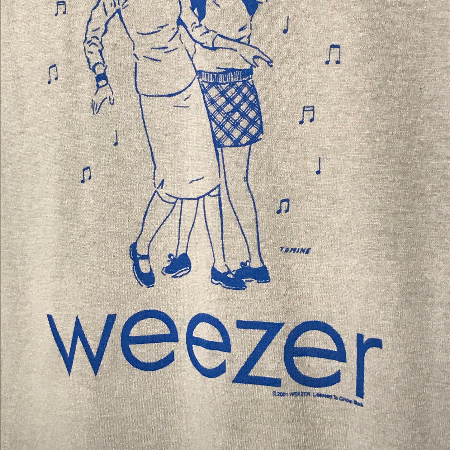 2001 Weezer Tomine Dancing Girls t shirt