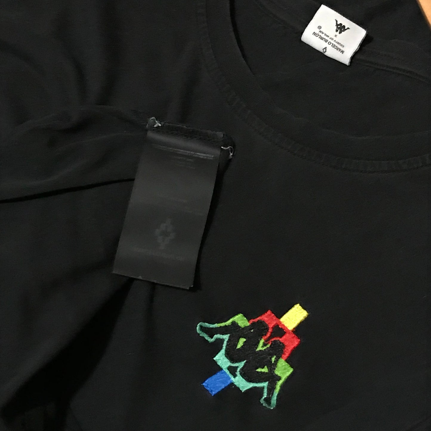 Kappa x Marcelo Burlon Multicolour Taped t shirt