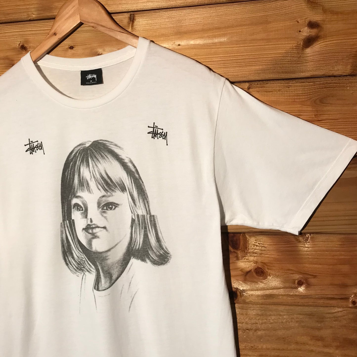 2016 Stüssy x DSM Sunset Girl Face t shirt