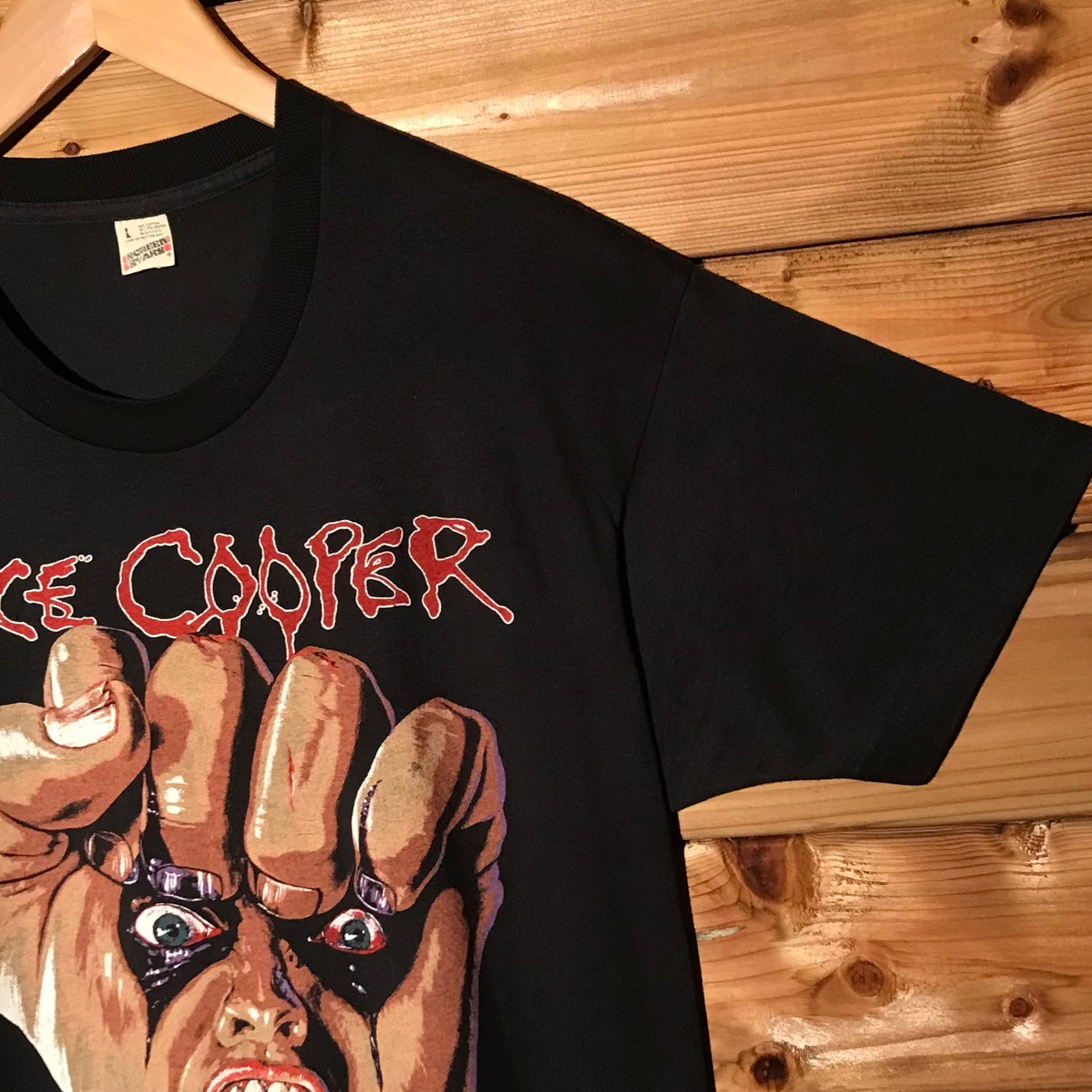 1987 Alice Cooper Live In The Flesh World Tour t shirt