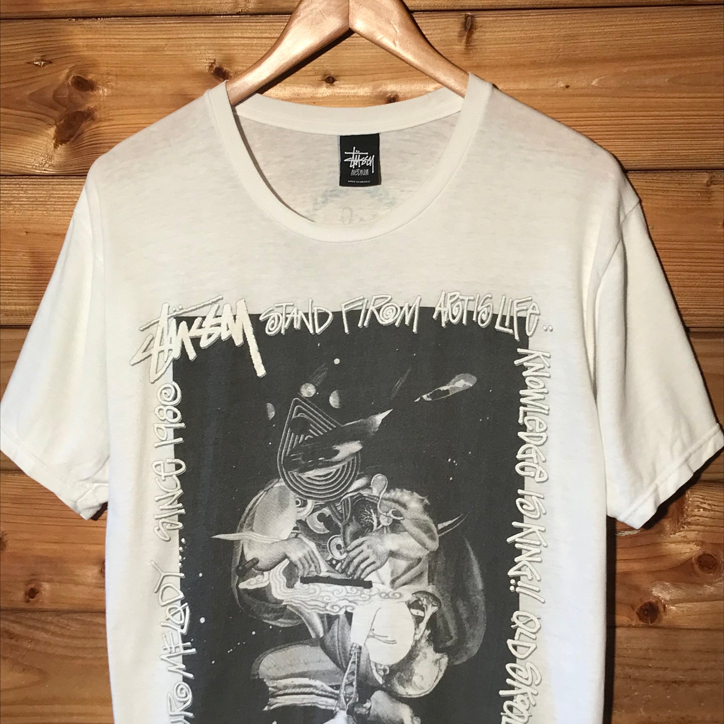 2012 Stüssy x Oil Works Sampler Of Garapagos t shirt