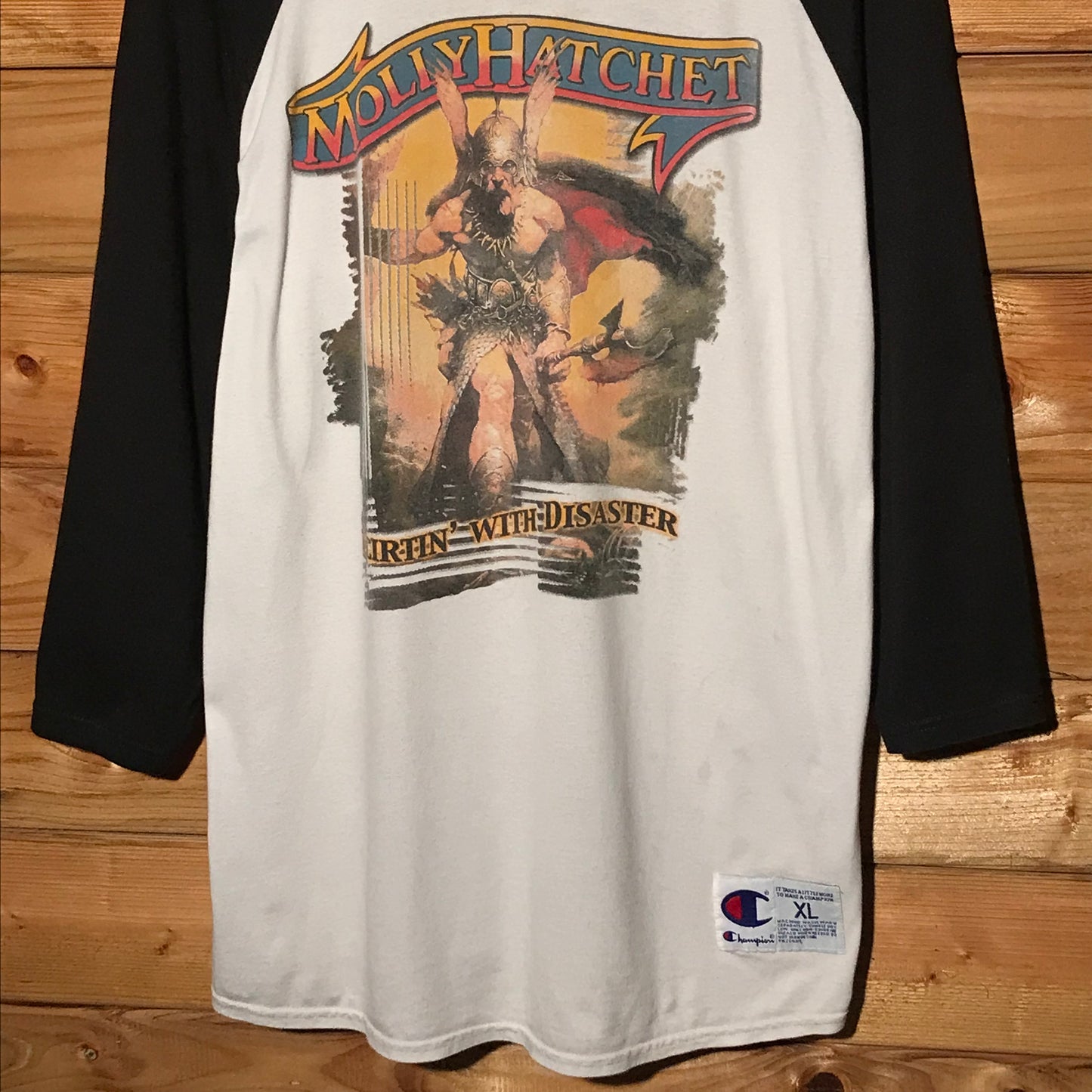 Champion Molly Hatchet Flirtin' With Disaster Album long sleeve t shirt