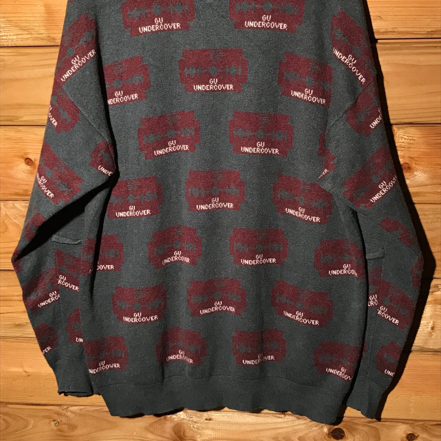 Undercover x GU Razor Blades Jacquard knit sweatshirt