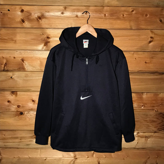 90s Nike Centre Swoosh half zip hoodie