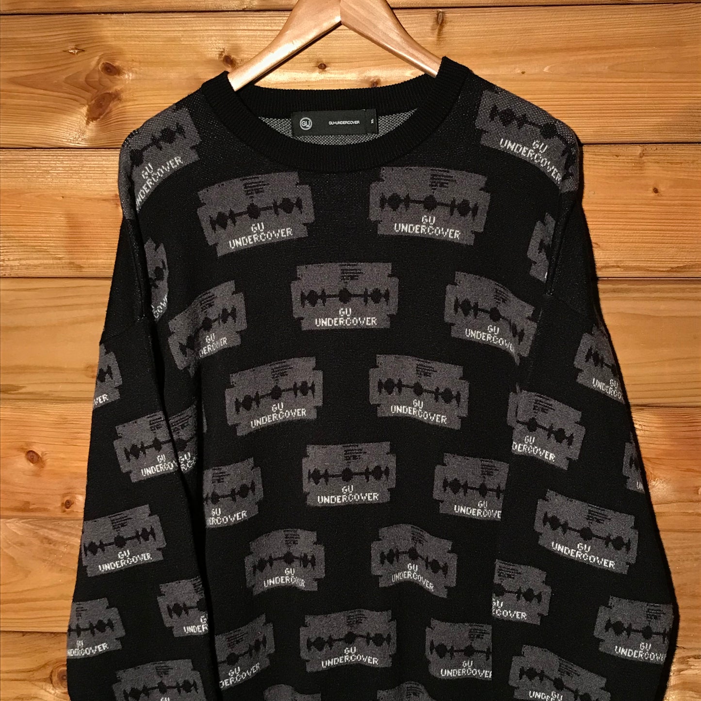 Undercover x GU Razor Blades Jacquard knit sweatshirt