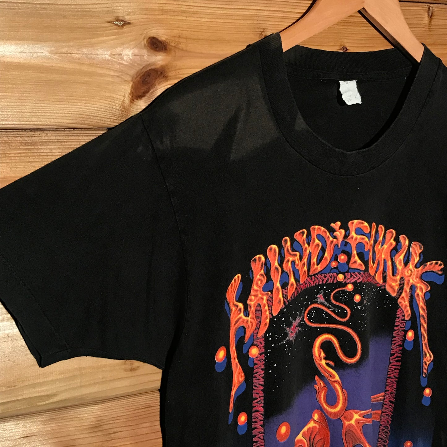 1991 Mindfunk Mindfunk Album Art Spellout t shirt