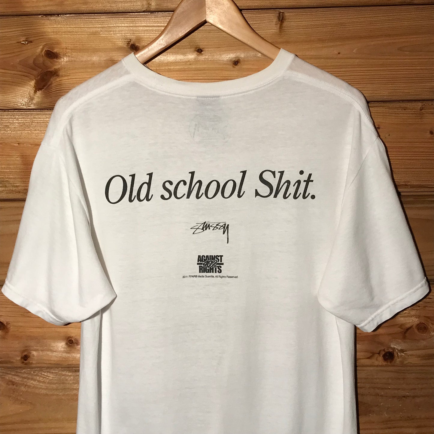 2011 Stüssy x FPAR Old School Shit t shirt