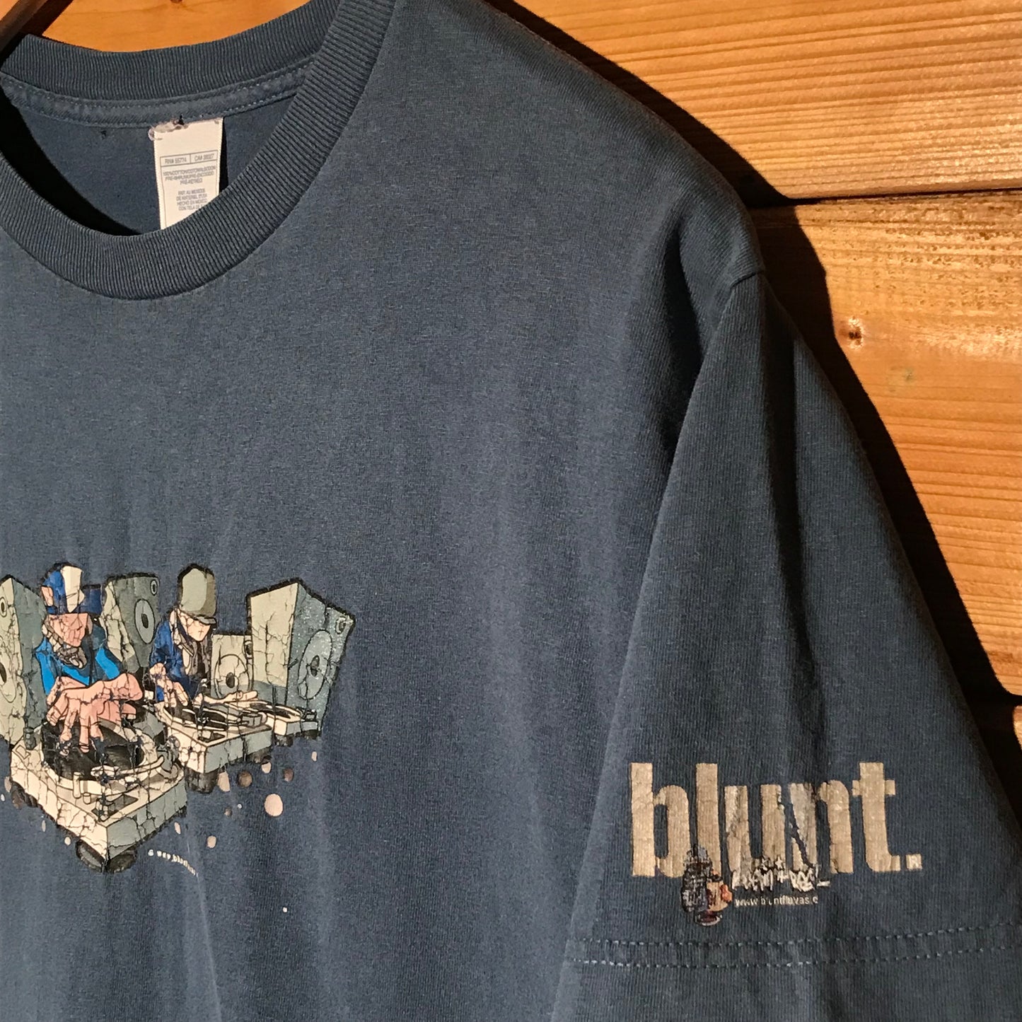 Blunt Flavas Turntables Soundsytem t shirt