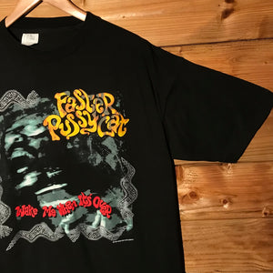 1989 Faster Pussycat Wake Me When It's Over USA Tour t shirt