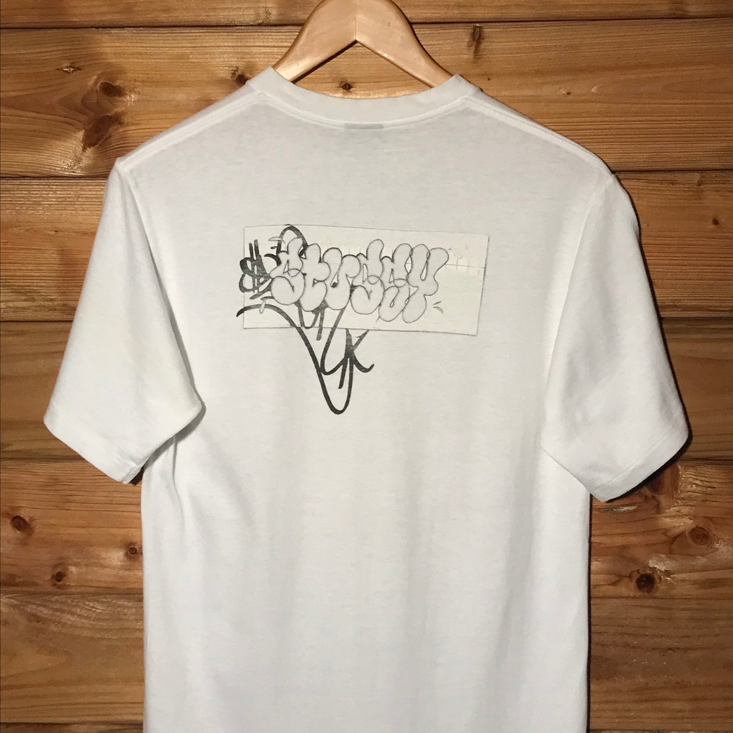 Stüssy Sketch Bubble Centre Spellout t shirt