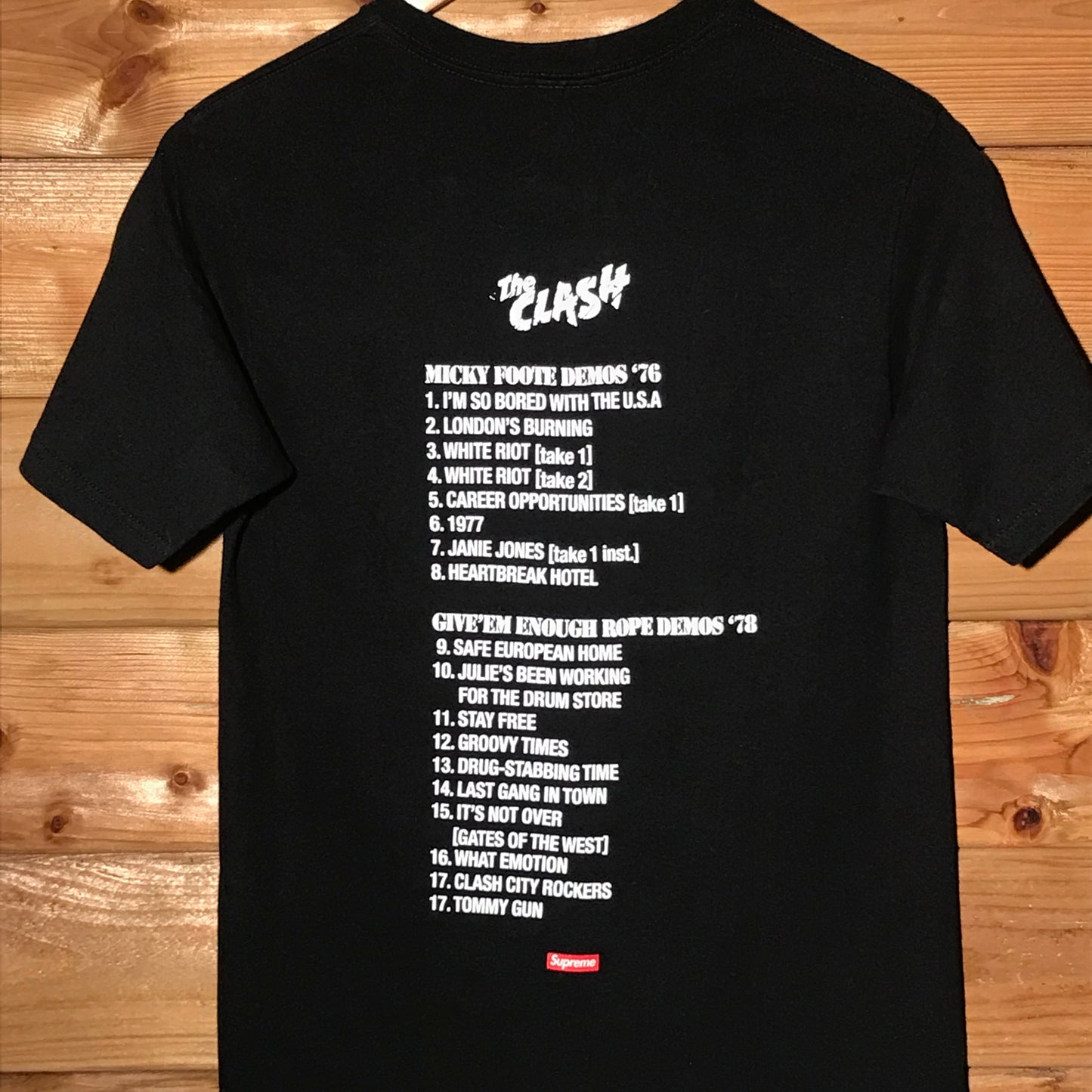 Supreme The Clash Young Punks Photo t shirt