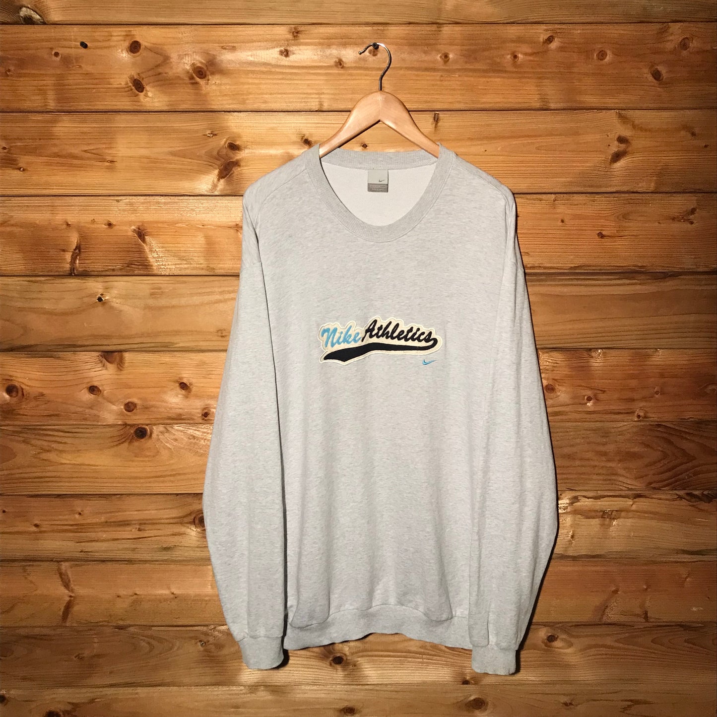 2002 Nike Athletics Centre Script Spellout sweatshirt