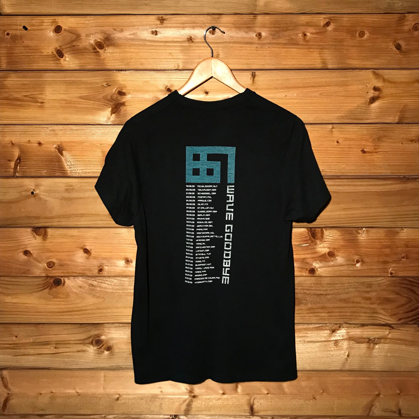 2009 Nine Inch Nails Wave Goodbye Tour t shirt