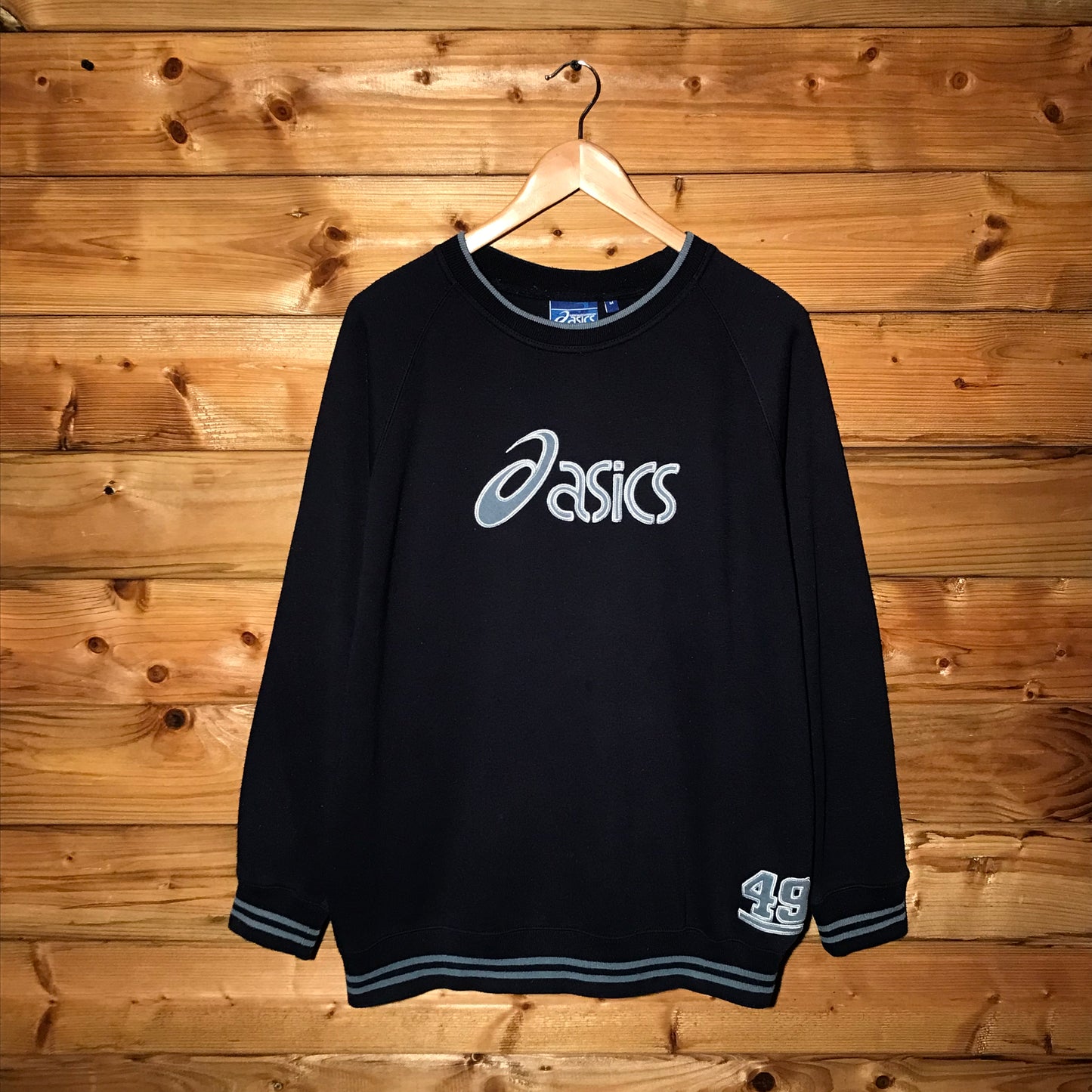 90s Asics 49 Centre Spellout sweatshirt